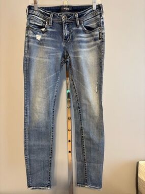 Silver jeans SAM size 28x29 EUC